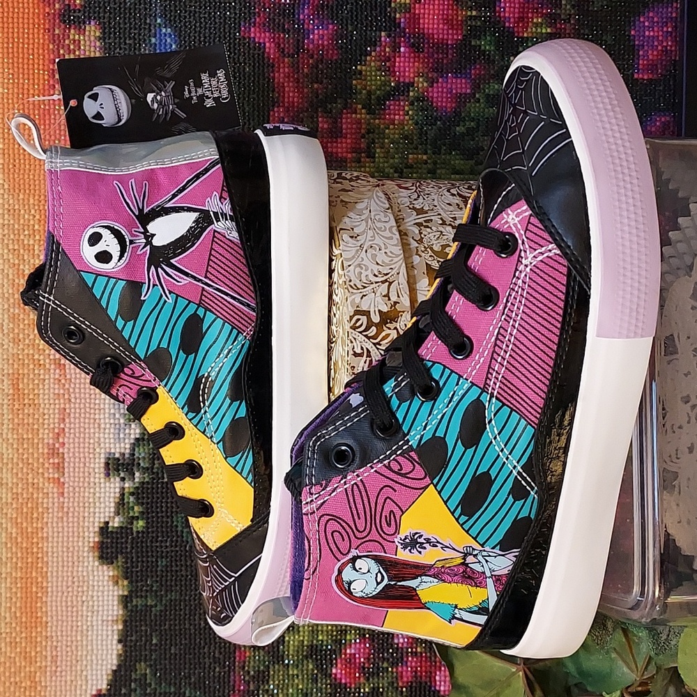 Womens Nightmare Before Christmas High Top Sneaker
